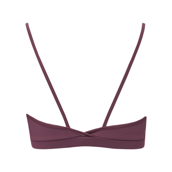 Top Alças Finas Marrom Ébano