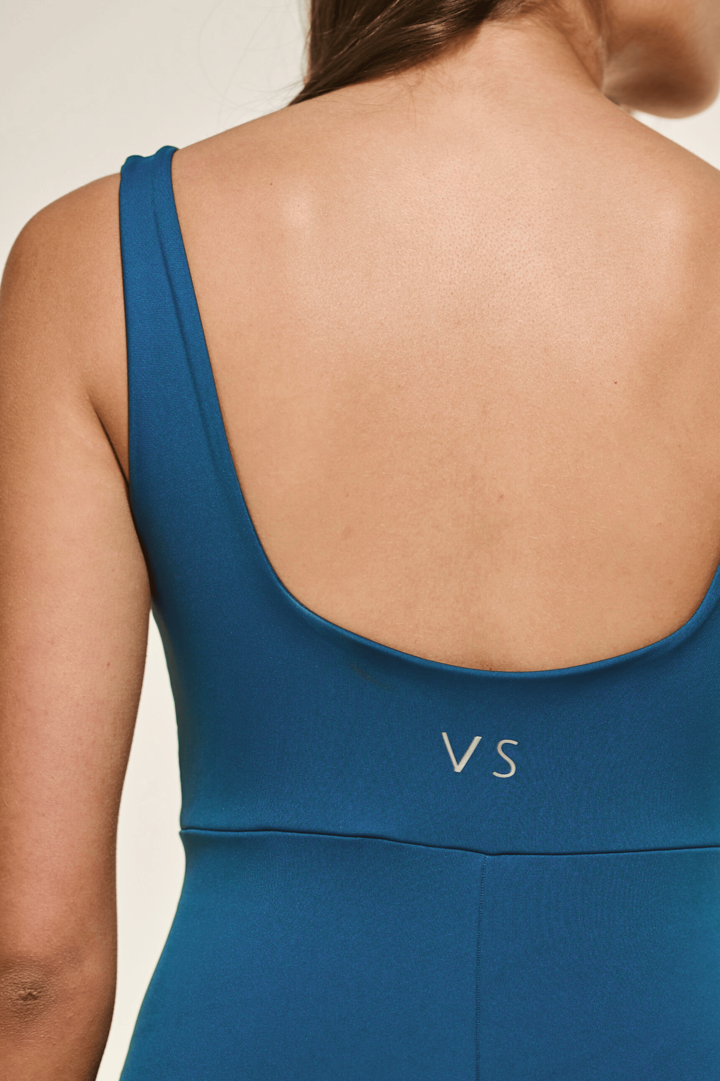 Macaquinho Fitness Decote Costas Midnight Blue