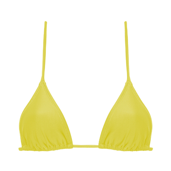 Top Cortininha Amarelo Manteiga