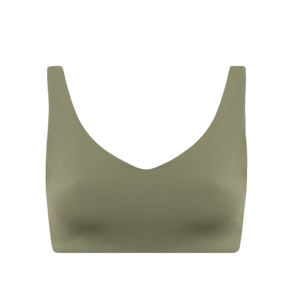 Top Alças Largas Decote Costas Verde Cancún