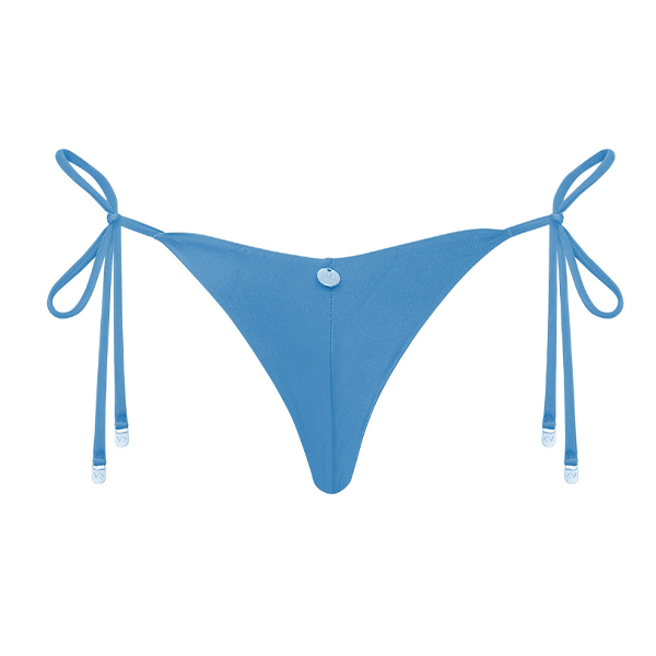Calcinha de Amarrar Tradicional Azul Celeste