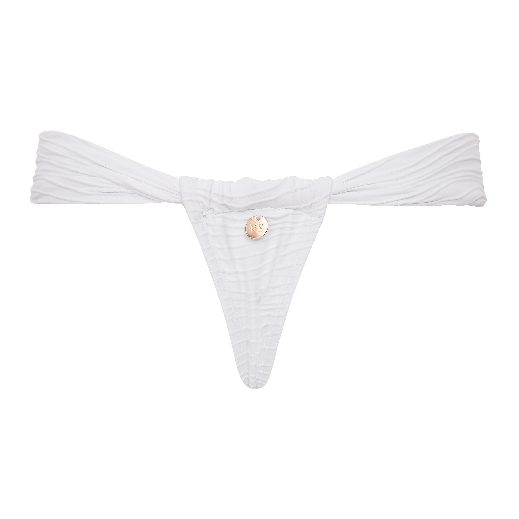 Calcinha Cortininha Lateral Média Branco Oásis