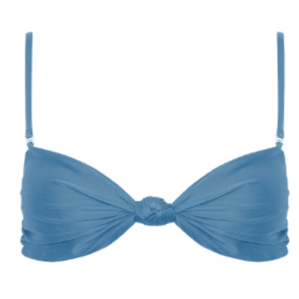 Top Tomara Que Caia Nozinho Azul Celeste