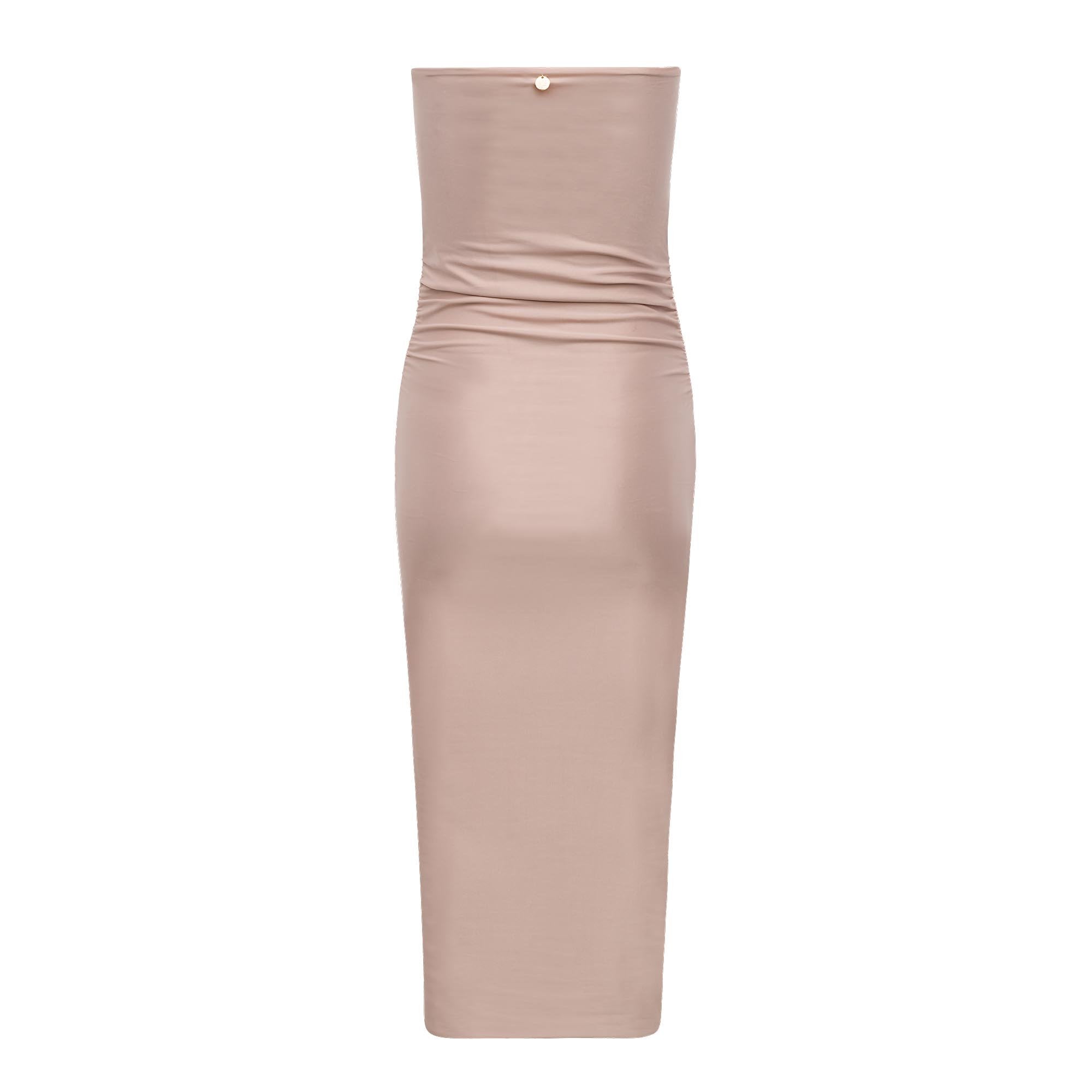 Vestido Tubinho Midi Chocolate