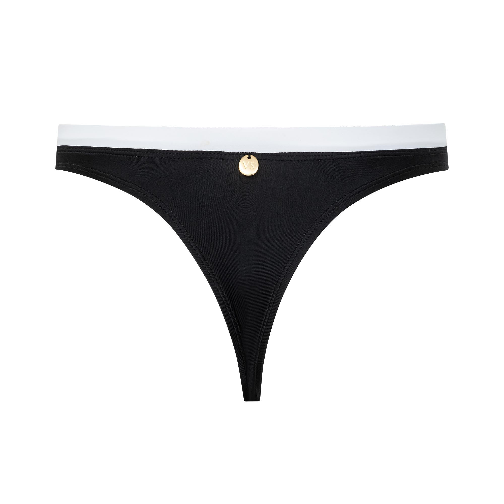 Calcinha Asa Delta Mini Preto e Branco