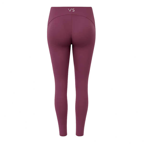 Calça Legging com Bolsos Laterais Marrom Ébano