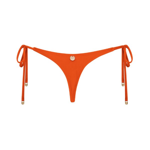 Calcinha de Amarrar Mini Tangerina