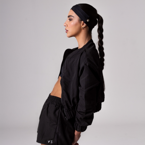 Jaqueta Fitness Preto
