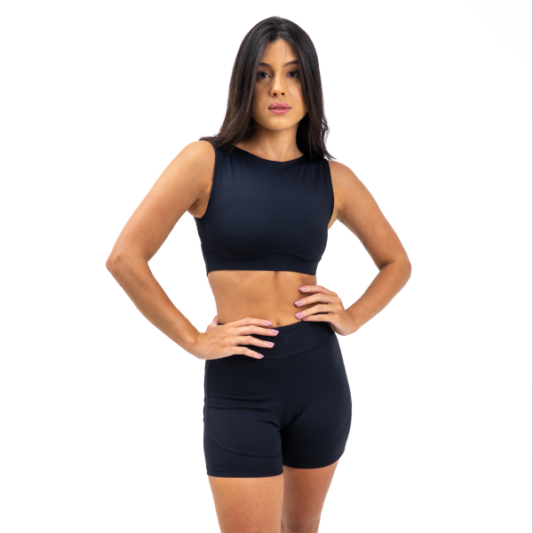 Bermuda Fitness Preto